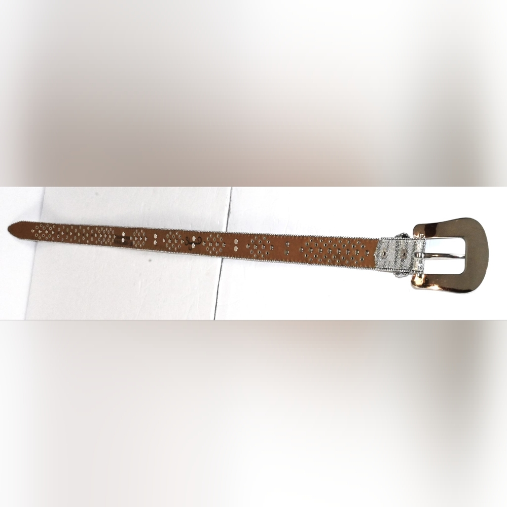 Shyanne Rhinestone Crosses Bling Faux Crystals Western Rodeo Belt, Horse Girls - Picture 5 of 8